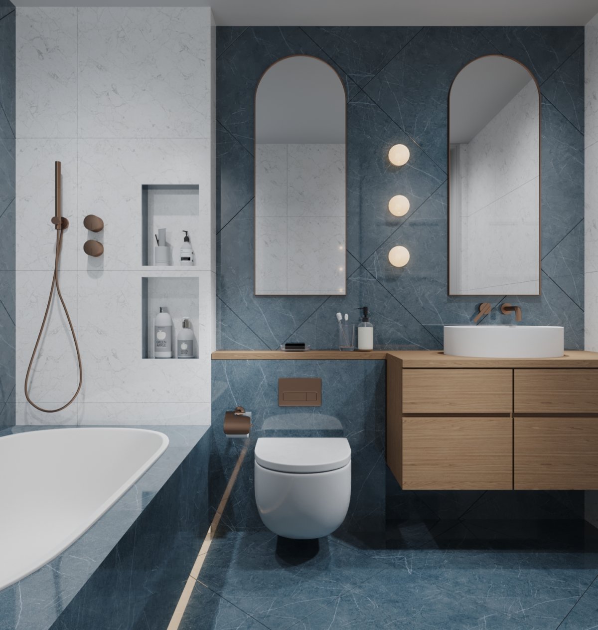 Sanitar qovşaqların dizayn həlli