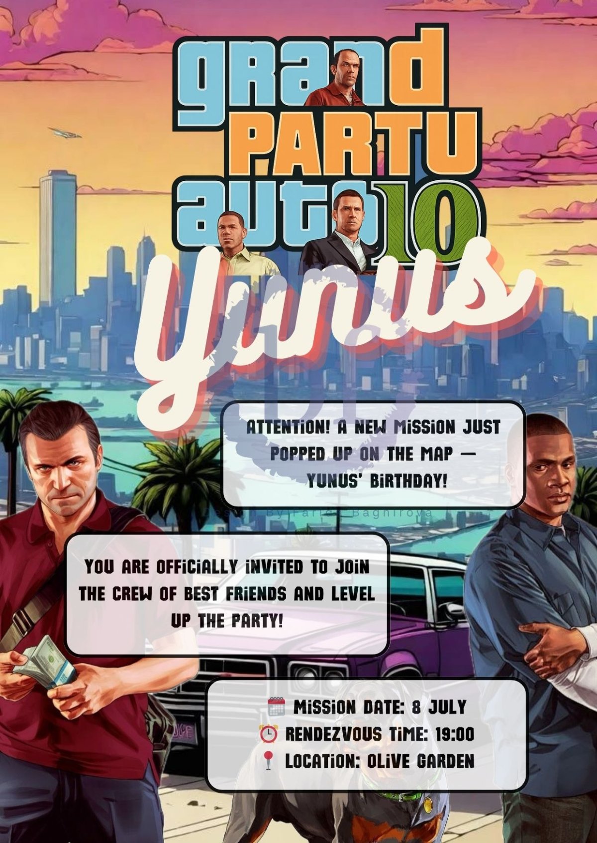 Dəvətnamə dizaynı