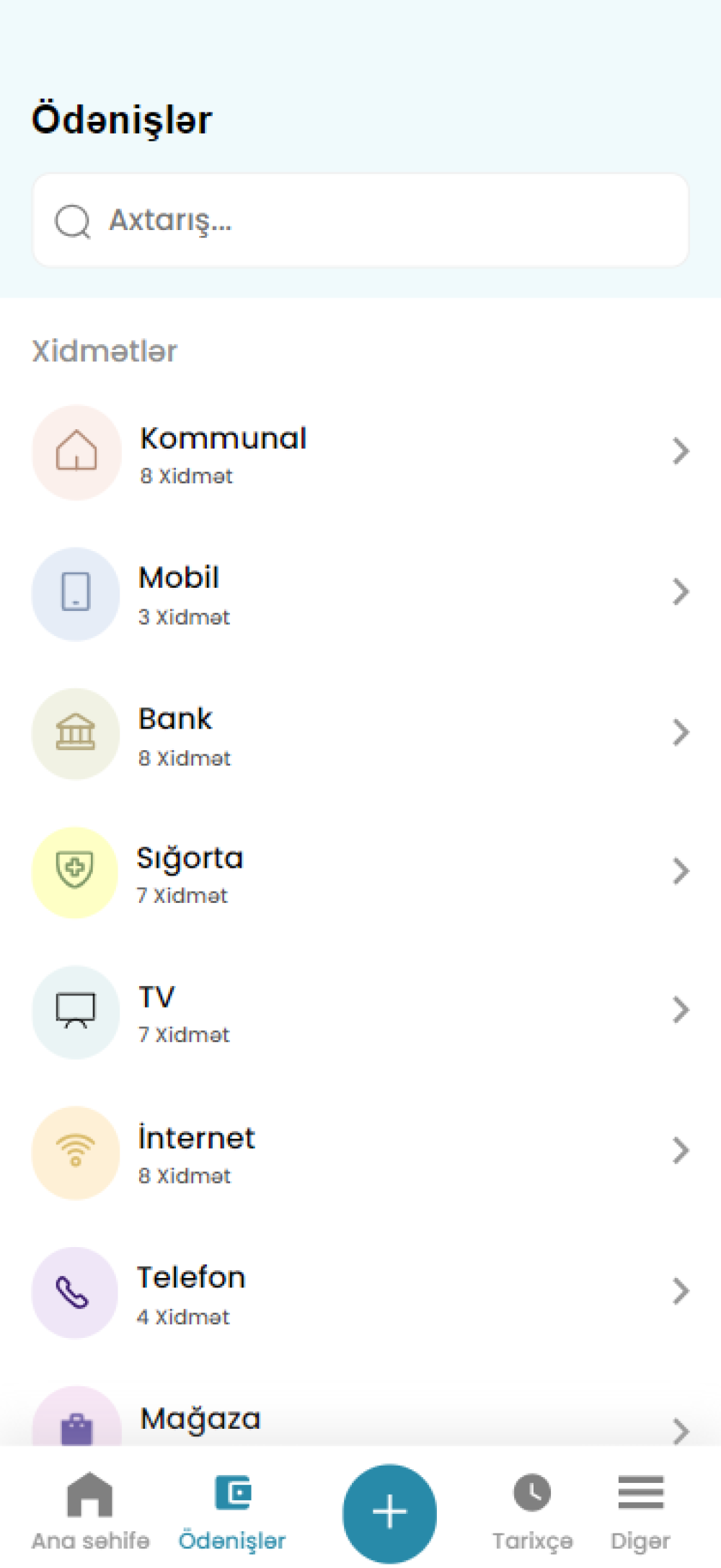 Payment-Method Mobile App
